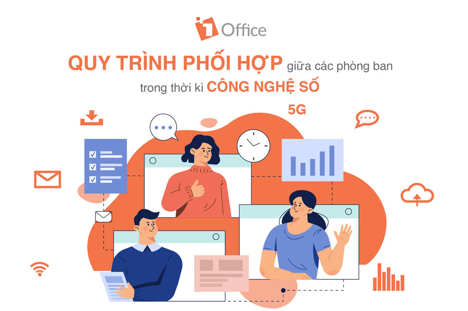 Sự phối hợp giữa c&aacute;c ph&ograve;ng ban trong thời c&ocirc;ng nghệ số