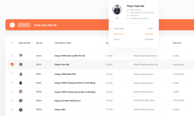 Phần mềm crm tự động