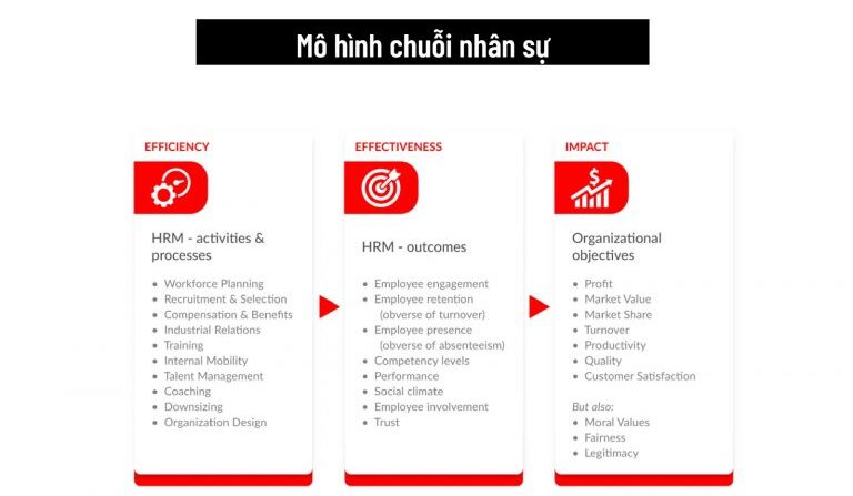 M&ocirc; h&igrave;nh chuỗi gi&aacute; trị nh&acirc;n sự