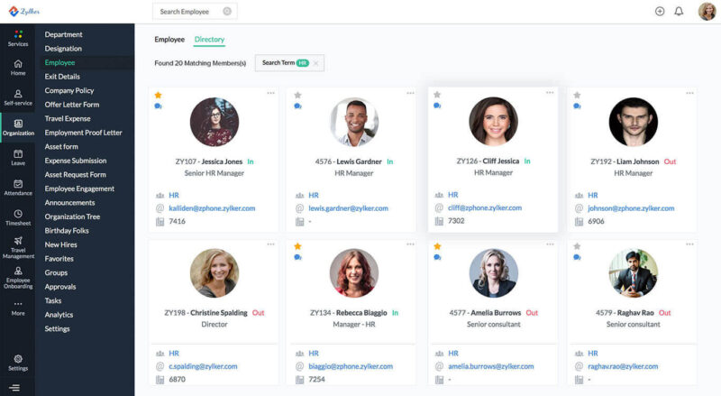 Zoho People&nbsp;