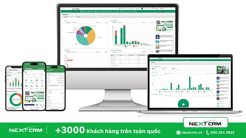 Phần mềm chăm s&oacute;c kh&aacute;ch h&agrave;ng NextX