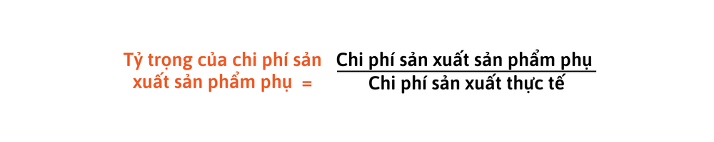 T&iacute;nh gi&aacute; th&agrave;nh theo phương ph&aacute;p loại trừ sản phẩm phụ