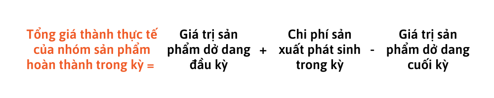 C&ocirc;ng thức t&iacute;nh gi&aacute; th&agrave;nh theo phương ph&aacute;p tỷ lệ