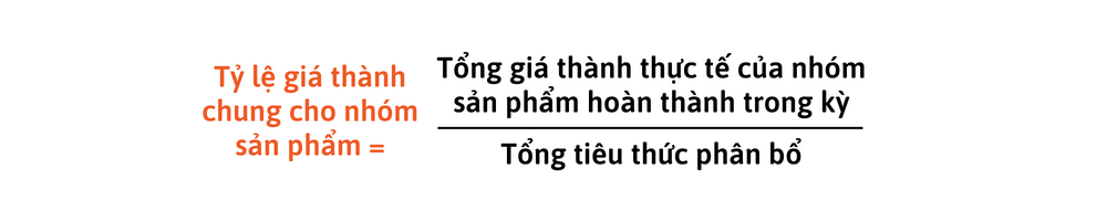 C&ocirc;ng thức t&iacute;nh gi&aacute; th&agrave;nh theo phương ph&aacute;p tỷ lệ