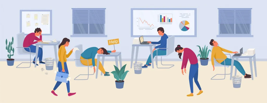 Thiếu động lực làm việc là một trong những yếu tố ảnh hưởng đến năng suất của nhân viên