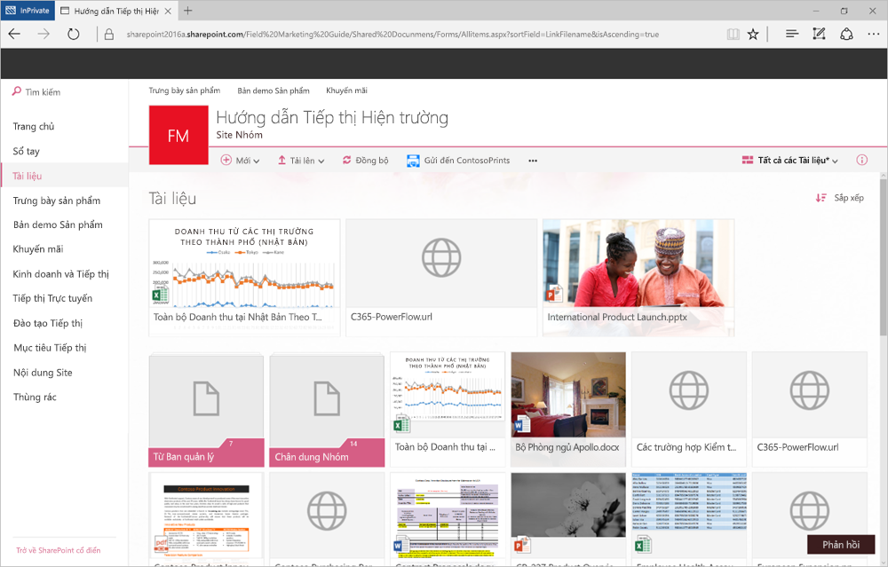 Phần mềm quản lý hồ sơ Microsoft SharePoint