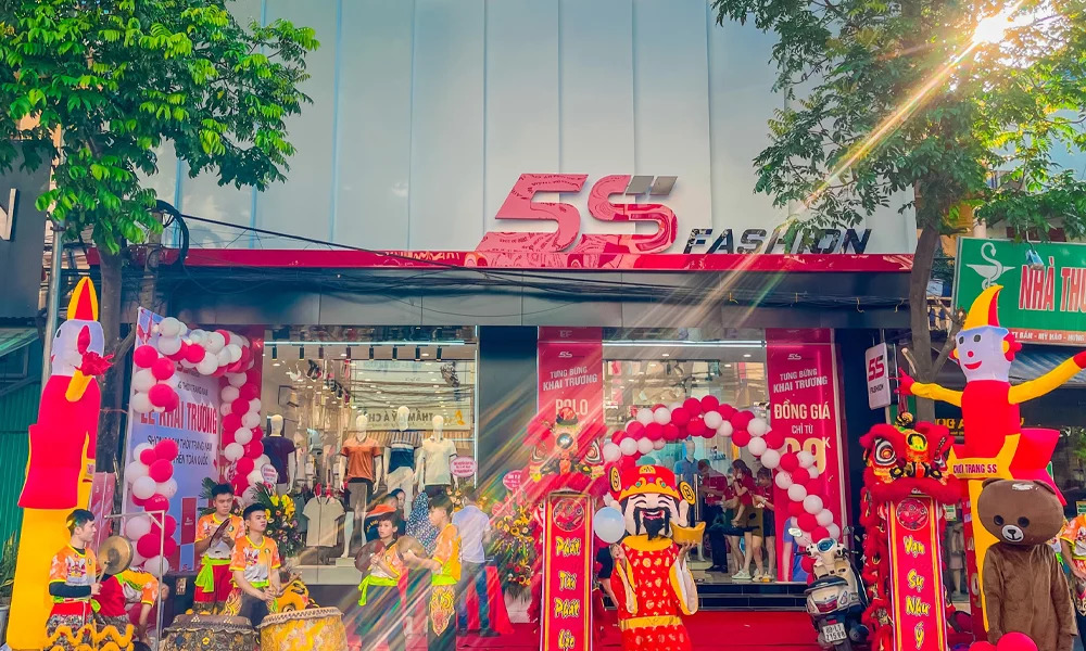 Thương hiệu thời trang 5S FASHION khai trương showroom thứ 50