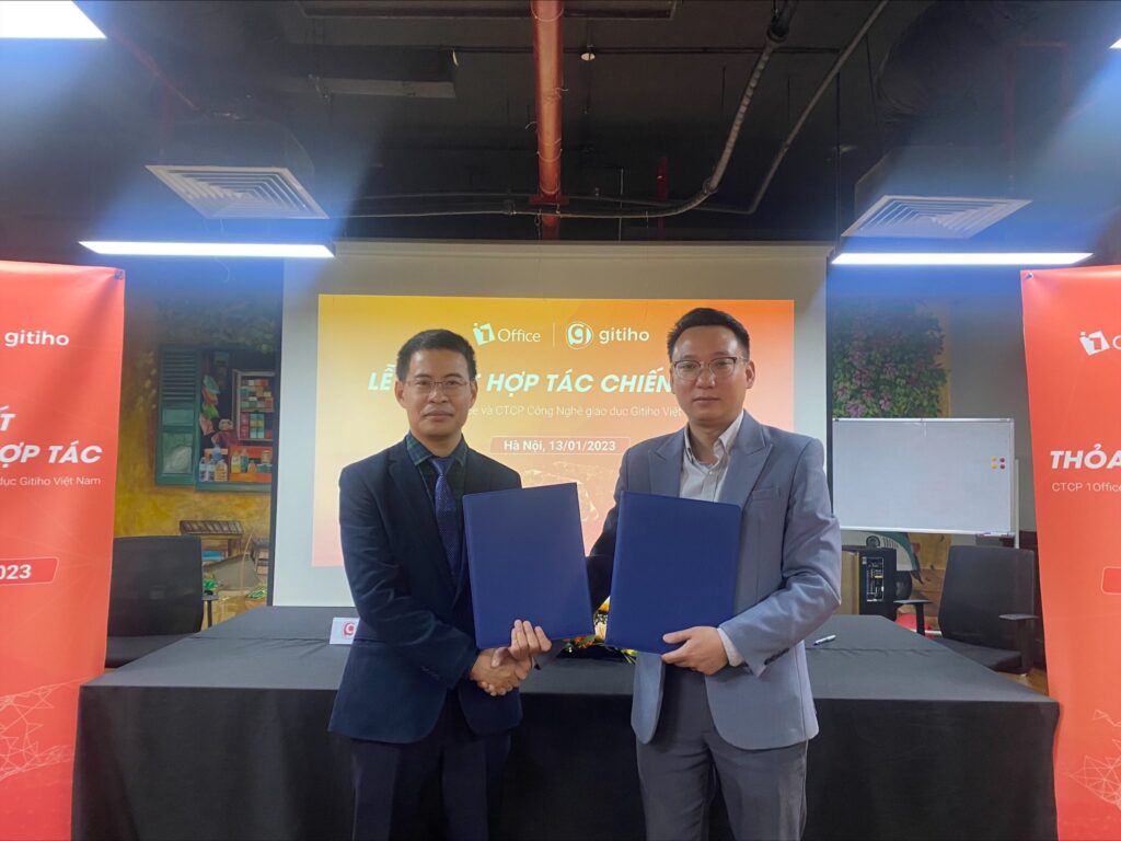 1Office hợp tác cùng Gitiho trong truyền thông, kinh doanh
