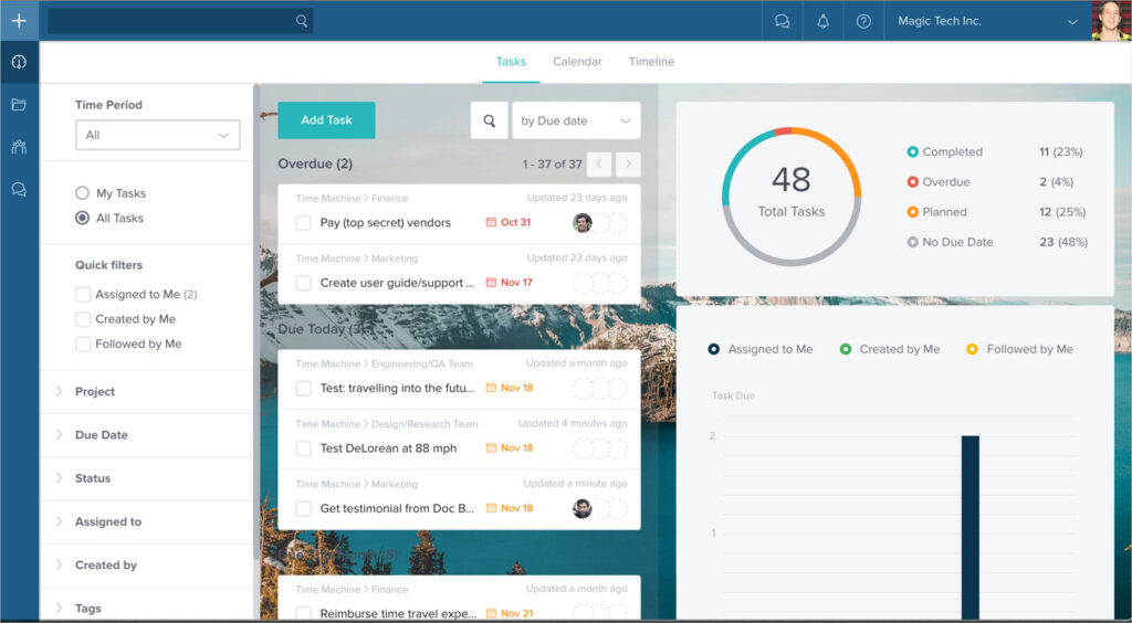 Phần mềm quản l&yacute; nhiệm vụ Taskworld