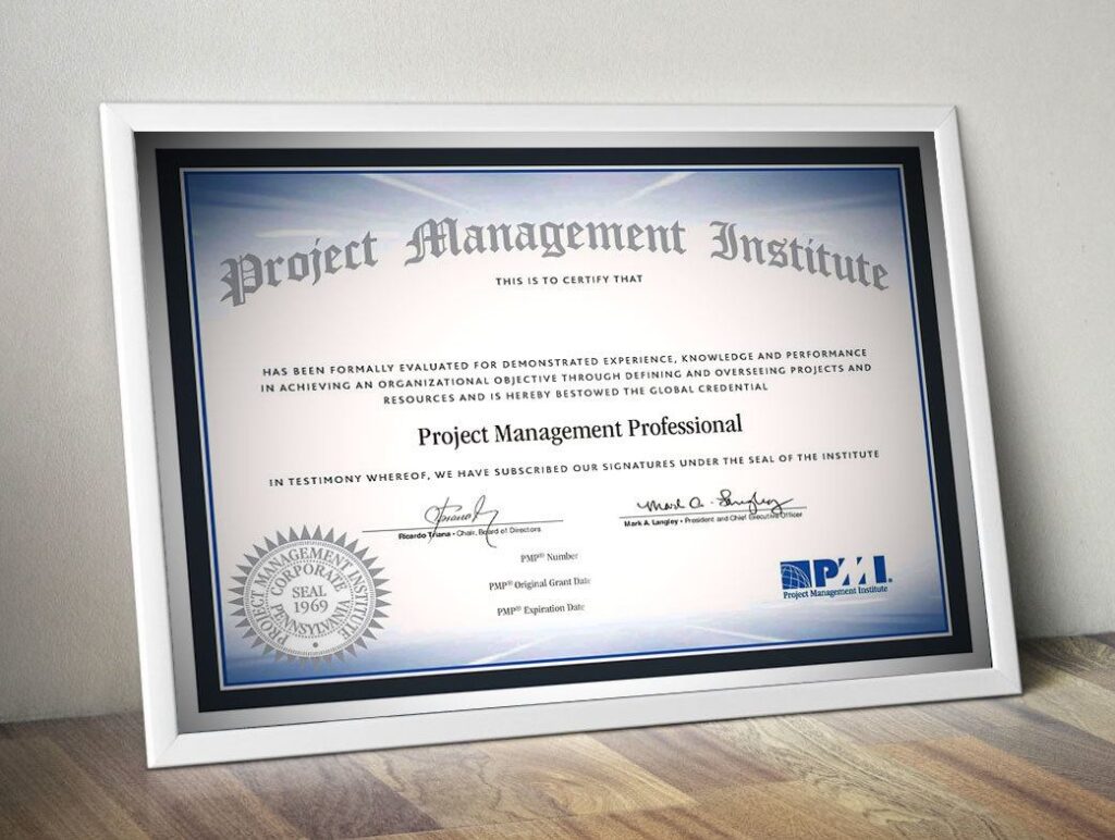 C&aacute;c th&ocirc;ng tin về chứng chỉ quản l&yacute; dự &aacute;n quốc tế PMP