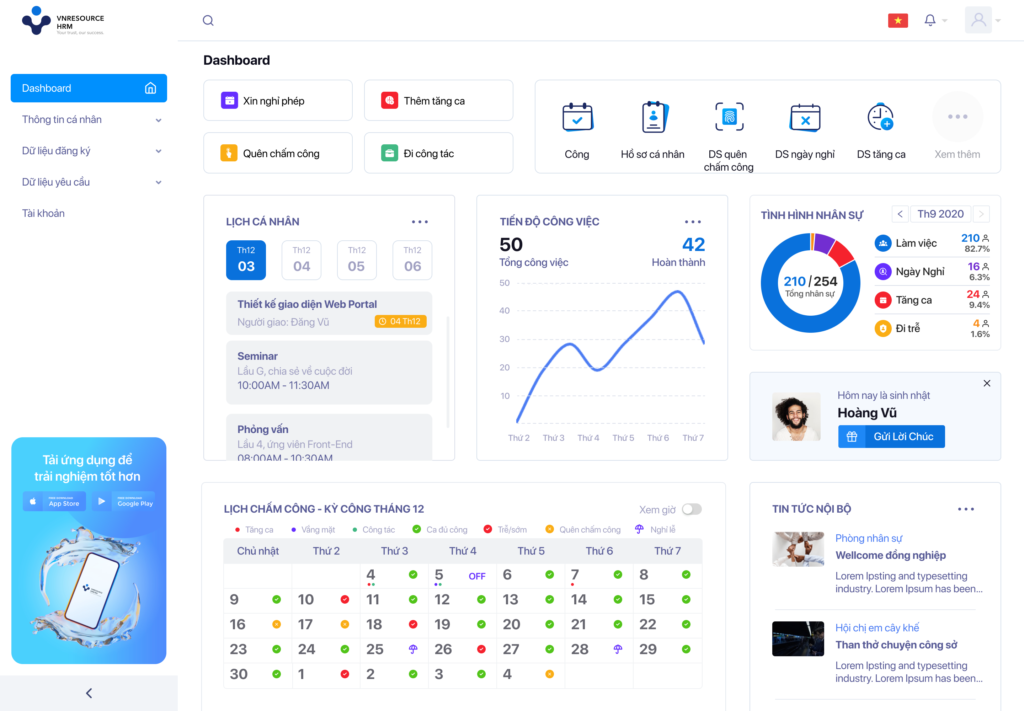 Phần mềm quản lý chấm công HRM PRO