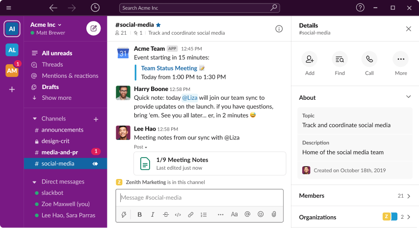 Ưu nhược điểm của Slack so với các phần mềm trao đổi nội bộ khác