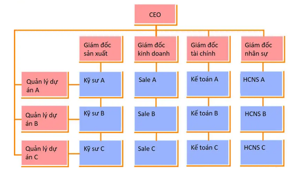 sơ đồ quản trị doanh nghiệp