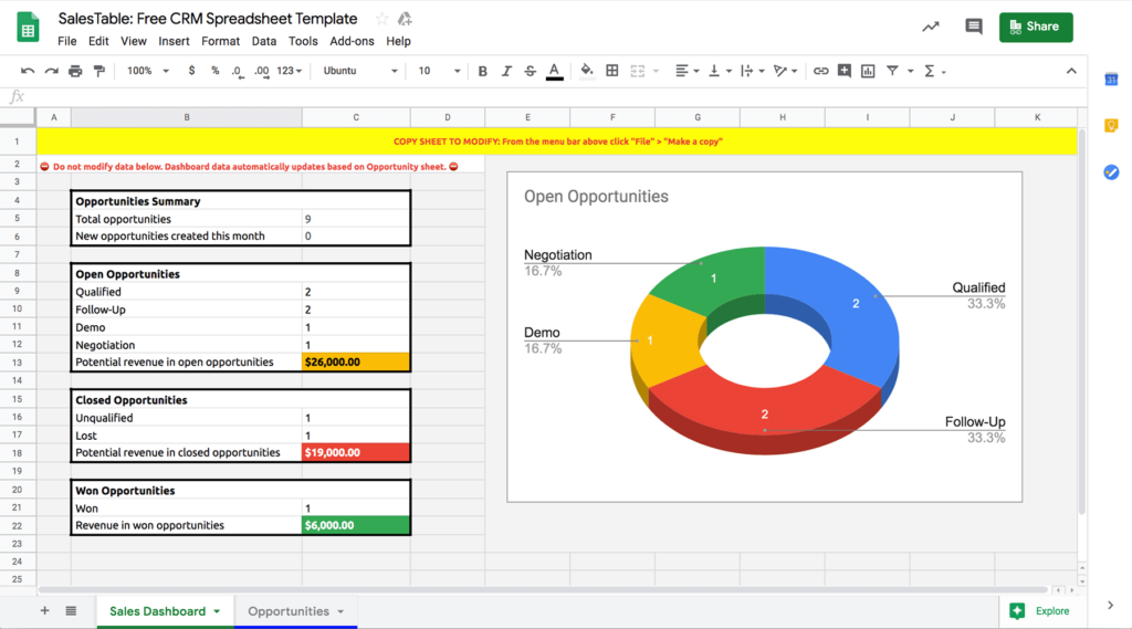 Sheet CRM - Ứng dụng quản l&yacute; kh&aacute;ch h&agrave;ng đơn giản