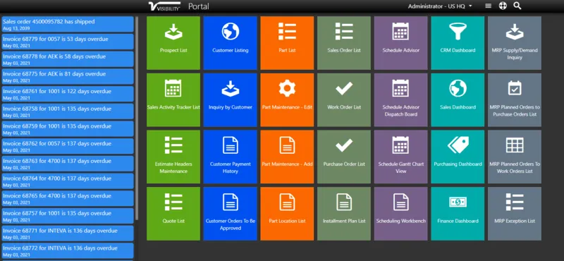 Phần mềm lập kế hoạch sản xuất Visibility ERP Phần mềm lập kế hoạch sản xuất Visibility ERP