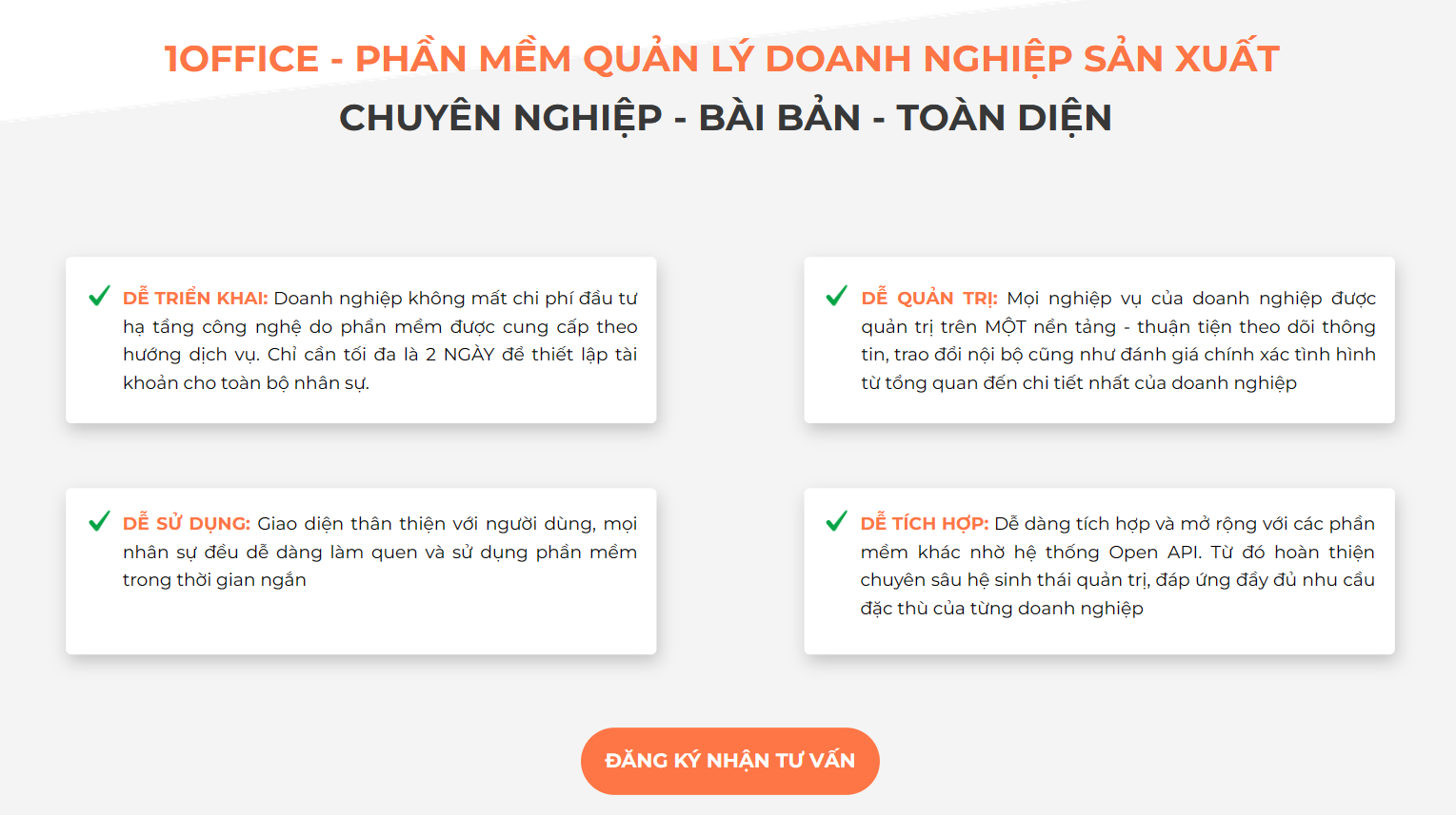 Số h&oacute;a quy tr&igrave;nh quản l&yacute; supply chain với 1Office