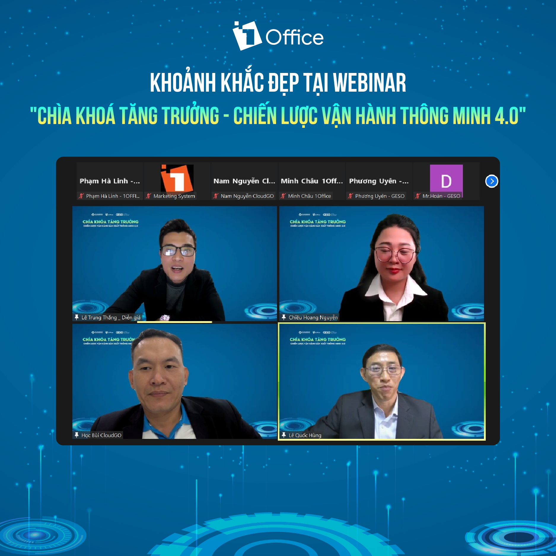 webinar: “Chìa khóa tăng trưởng - Chiến lược vận hành sản xuất thông minh 4.0”