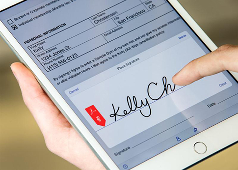 Ký hợp đồng điện tử bằng chữ ký scan Ký hợp đồng điện tử bằng chữ ký scan