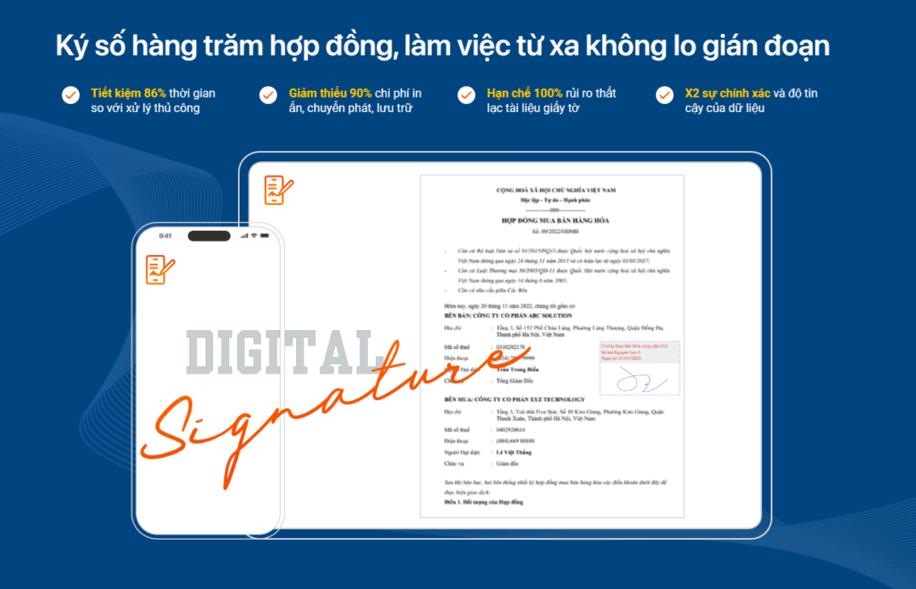 Lợi ích ký số 1SIGN Lợi ích ký số 1SIGN