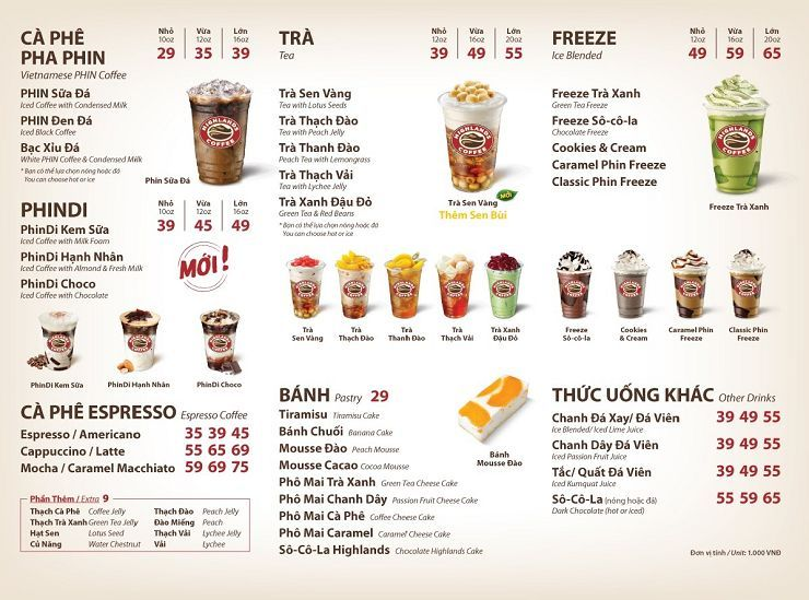 Chiến lược gi&aacute; của highlands coffee