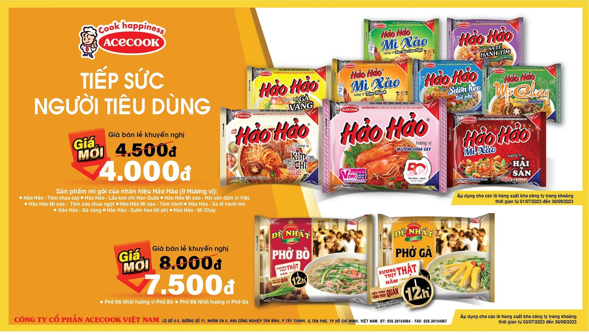 Chiến lược marketing của mì hảo hảo: Price - Chiến lược giá