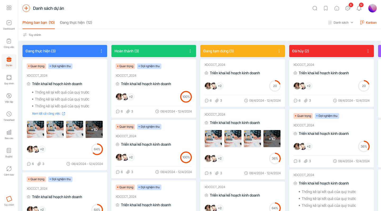 Phần mềm quản l&yacute; c&ocirc;ng việc v&agrave; dự &aacute;n 1Office 