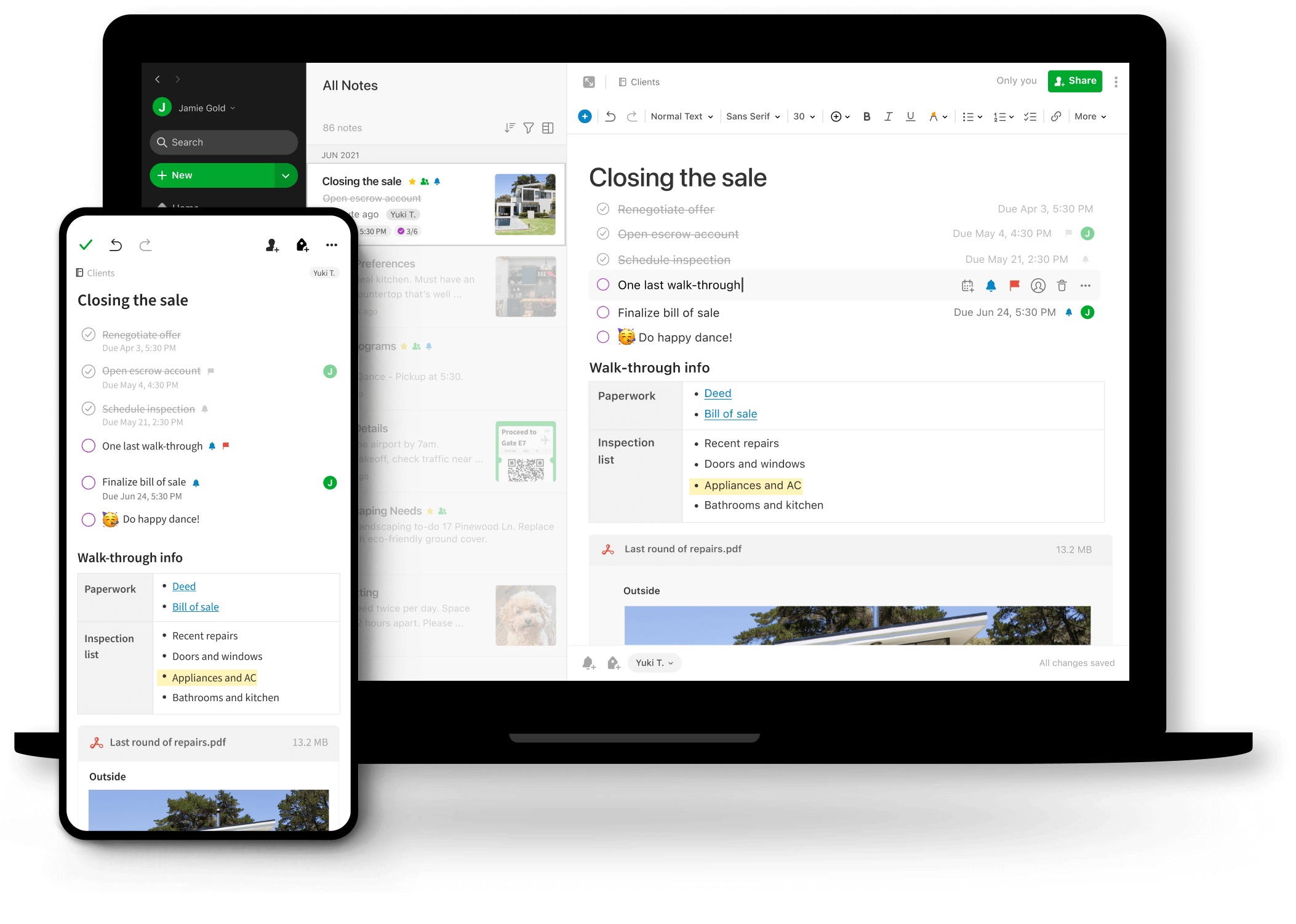 Phần mềm note Evernote