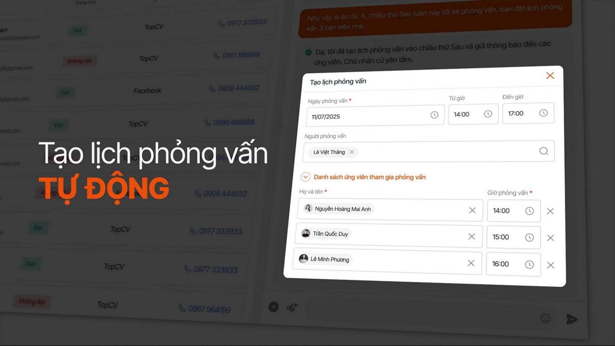 Tự động thao t&aacute;c tuyển dụng 