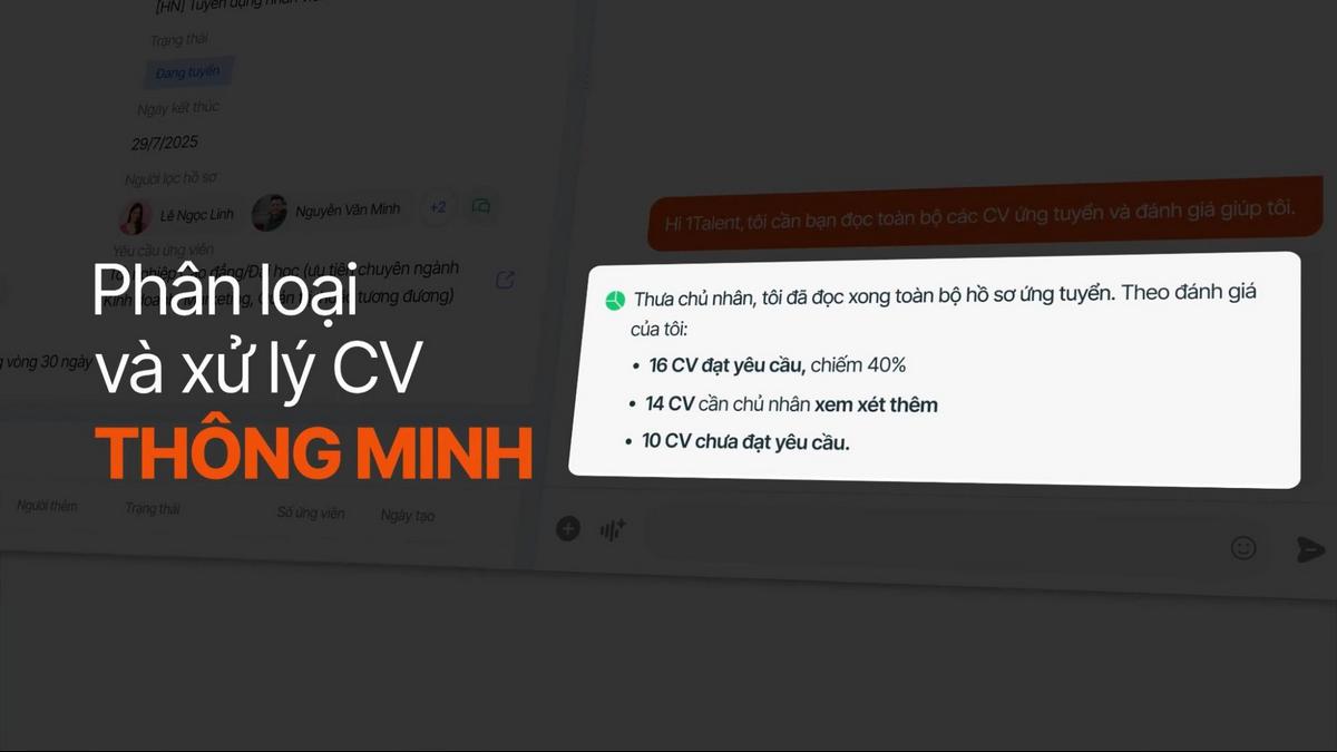Ph&acirc;n loại & xử l&yacute; CV tự động