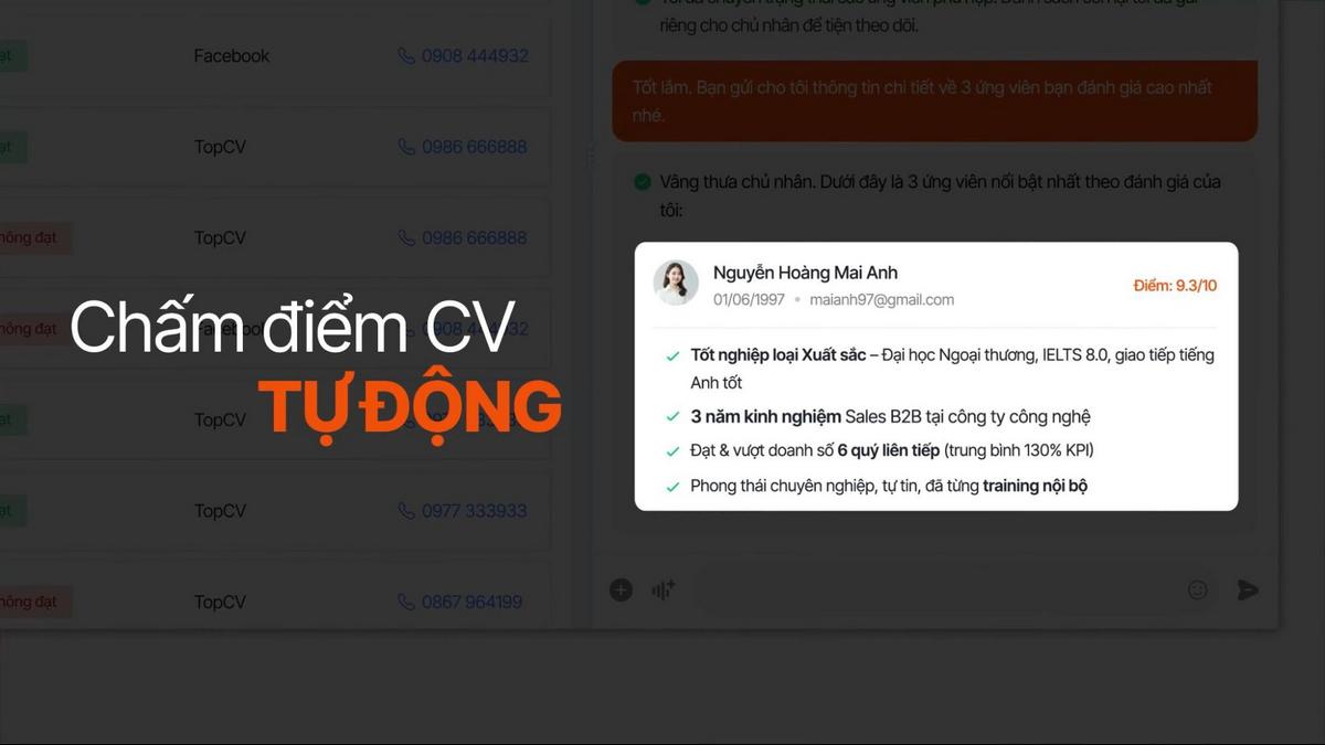 Chấm điểm & gợi &yacute; top ứng vi&ecirc;n nổi bật