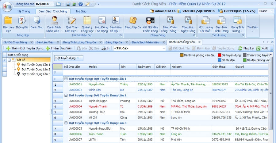 Phần mềm quản l&yacute; nguồn nh&acirc;n lực HR-Manager&nbsp;