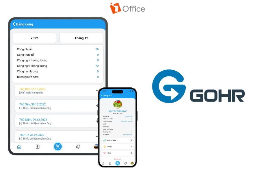 Chấm c&ocirc;ng GPS qua ứng dụng di động