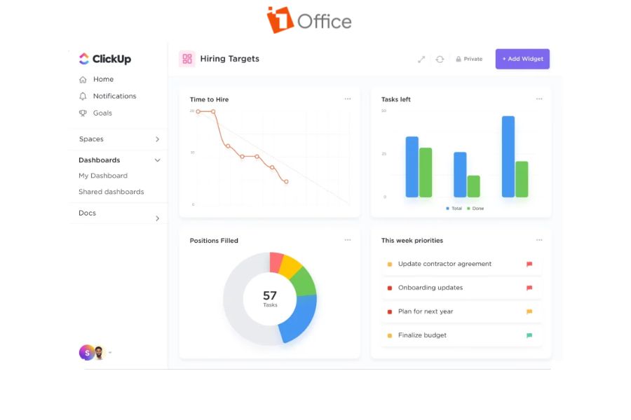 ClickUp gi&uacute;p tăng năng suất v&agrave; đơn giản h&oacute;a quy tr&igrave;nh l&agrave;m việc