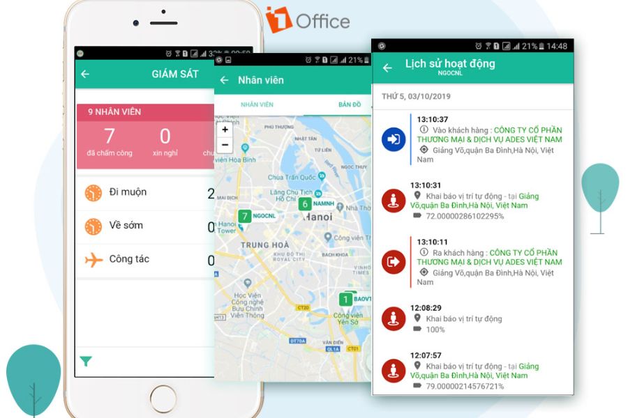 phần mềm HRM cho ng&agrave;nh xuất nhập khẩu cần c&oacute; t&iacute;nh năng chấm c&ocirc;ng GPS quản l&yacute; ch&iacute;nh x&aacute;c thời gian l&agrave;m việc của nh&acirc;n vi&ecirc;n